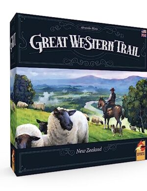 Great Western Trail 2nd Edition New Zealand Board Game - Embark on a Unique Cattle Ranching Adventure! Strategy Game for Kids & Adults, Ages 12+, 1-4 Players, 75-150 Min Playtime Made by Eggertspiele
