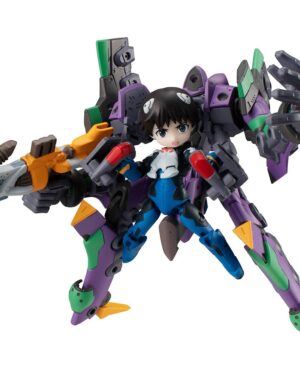 Megahouse Desktop Army Evangelion Movie Ikari Shinji & Evangelion No. 1, Multiple Colors (MH83116)