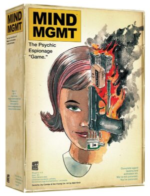 Mind MGMT: The Psychic Espionage Game - Strategic Deduction Board Game for 2-5 Players - Hidden Movement & Cooperative Play - Ages 14+