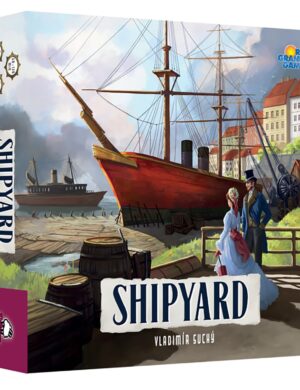 Rio Grande Games: Shipyard 2nd Edition - Strategy Board Game, 19th Century Shipbuilding, Economic & Worker Placement, Age 14+, 1-4 Players, 90-120 Min