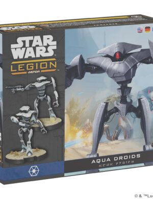 Star Wars: Legion Aqua Droid Unit Expansion - Tabletop Miniatures Game, Strategy Game for Kids and Adults, Ages 14+, 2 Players, 3 Hour Playtime, Made by Atomic Mass Games