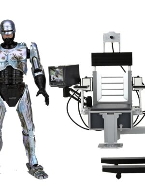Neca 7-Inch Ultimate Battle-Damaged Robocop Scale Action Figure with Chair