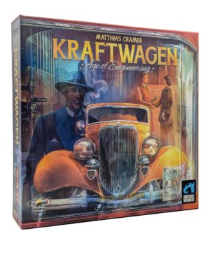 Kraftwagen Age of Engineering – Arcane Wonders Strategy Board Game – Compete in The Early Days of Automobiles – Engine-Building Game – Tactical Decisions and Economic Management for Strategy Lovers