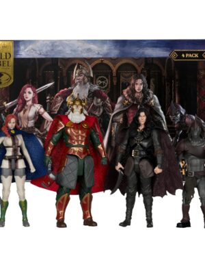 McFarlane Toys - The Lord of Rings: The War of The Rohirrim 4in Action Figure Gold Label 4 Pack