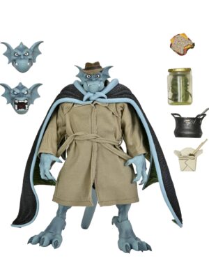 NECA Gargoyles – 1:7 Scale Collectible Action Figure, Detective Broadway “Silver Falcon” (w Closed Wings)