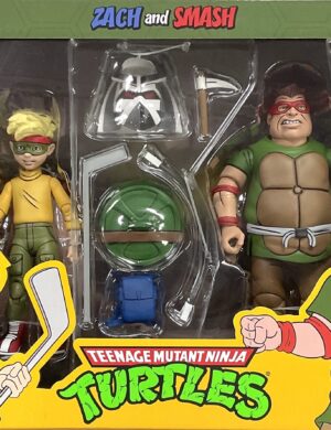 NECA Teenage Mutant Ninja Turtles 7" Scale Zach & Smash Collectible Action Figures Set